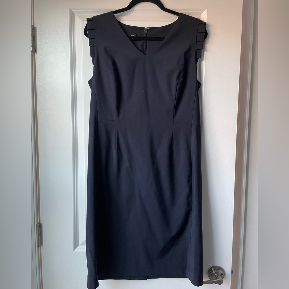 Talbots suit dress - navy